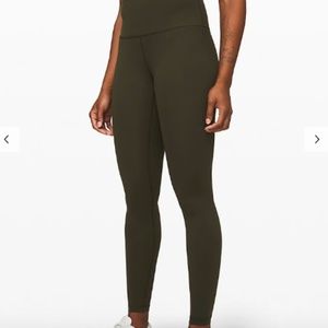 Lululemon Dark Green Wunder Unders